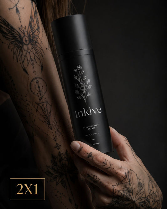 Inkive | La única crema formulada para mantener tus tatuajes vivos, para siempre — 2X1 + ENVÍO GRATIS